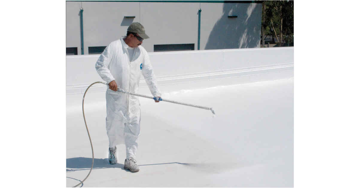 coating a roof